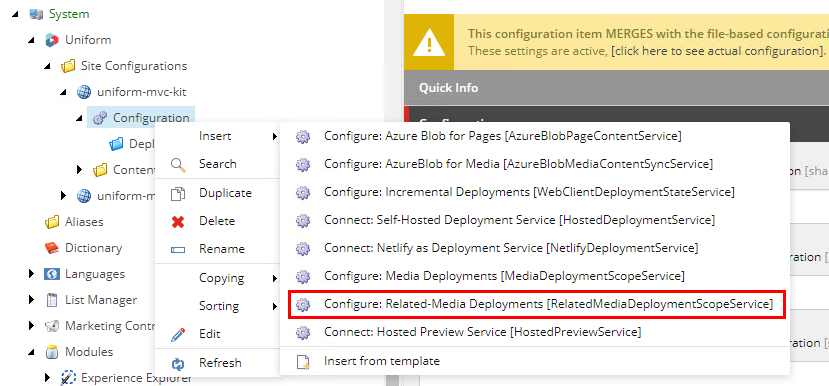 Related Media Scope - using Sitecore items